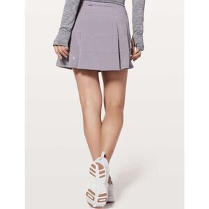 LULULEMON ATHLETICA Pace Rival Skirt (Tall) 4-Way Stretch 15' in Dusty Dawn Size